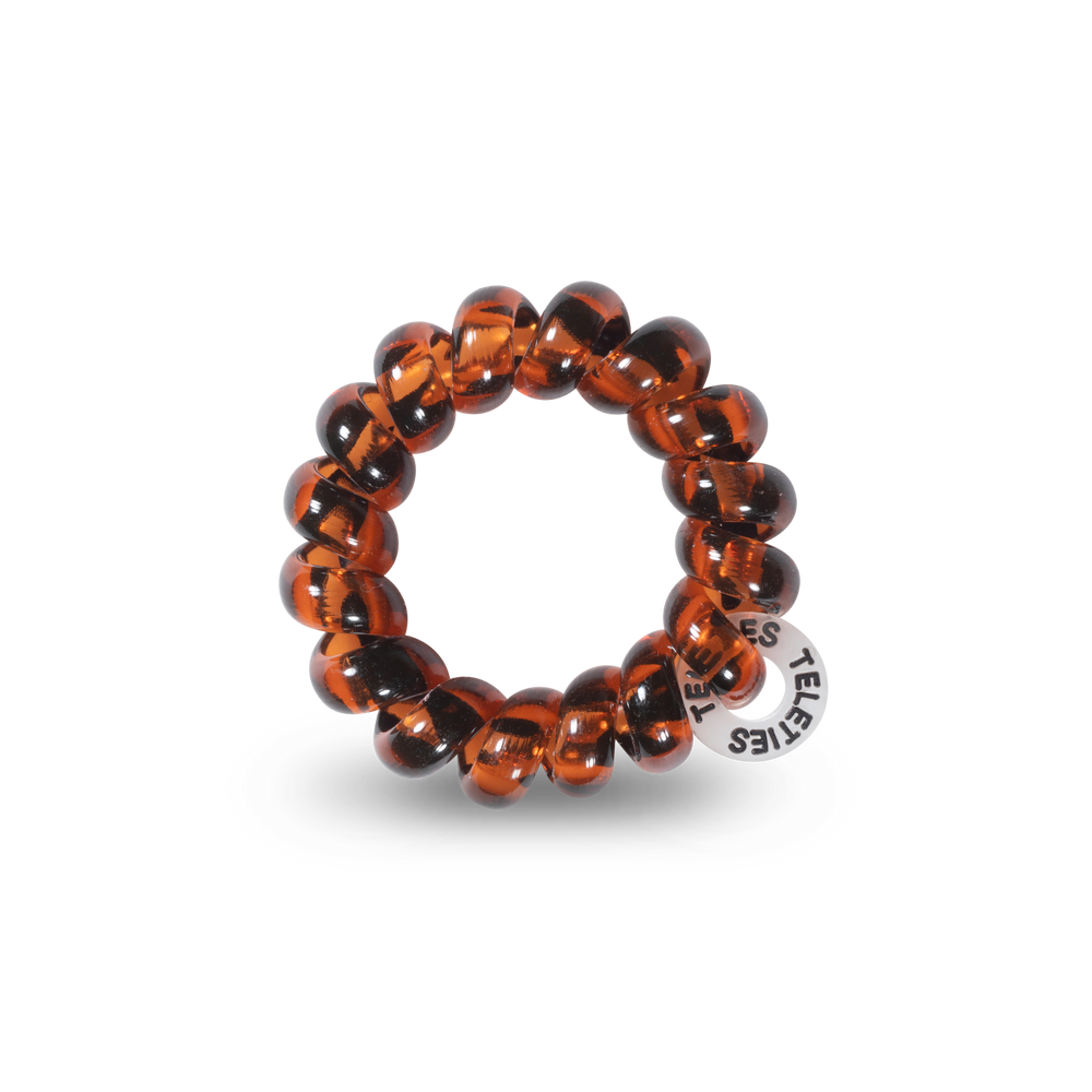 TELETIES - Spiral Hair Coils | Tiny | Tortoise Hair Ties