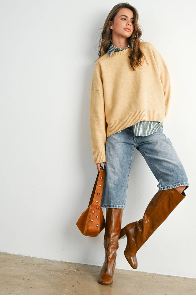 Marigold Tie-back Sweater
