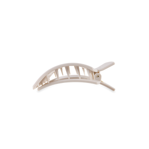 TELETIES - Square Flat Hair Clip | Small | Toasted