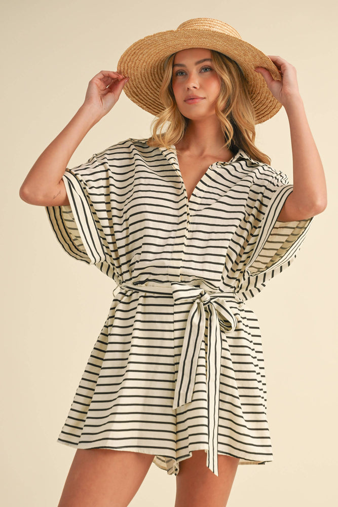 Striped Relaxed Romper
