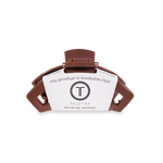 TELETIES - Open Hair Clip | Tiny | Nutmeg