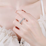 Moissanite Eternity Band Ring