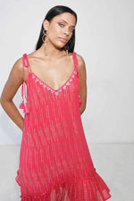 Piti Cuiti Allegra Dress in Red