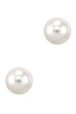 20mm Pearl Stud Earring: WHITE