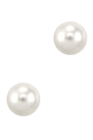 20mm Pearl Stud Earring: WHITE