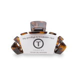 TELETIES - Classic Hair Clip | Med. | Tortoise