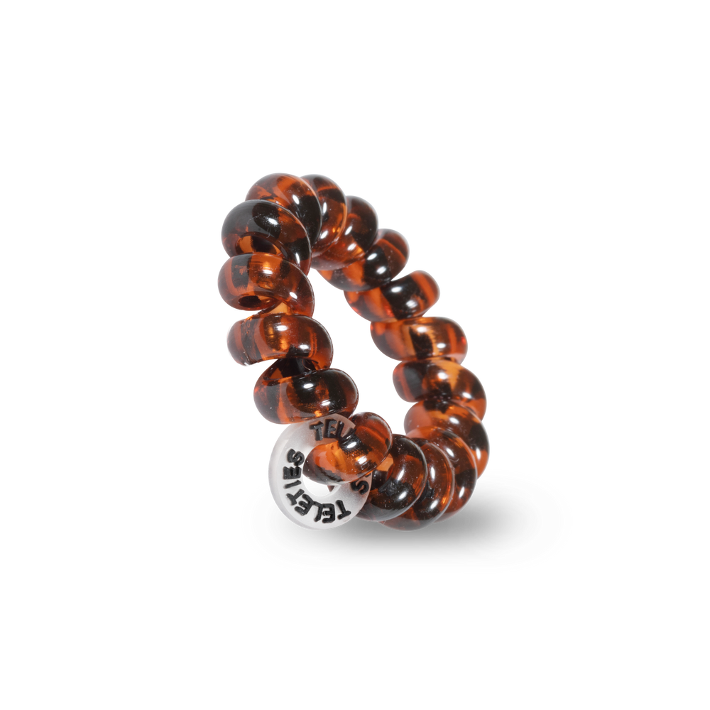 TELETIES - Spiral Hair Coils | Tiny | Tortoise Hair Ties
