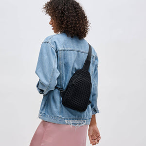 Beyond The Horizon - Sling Backpack: Wine