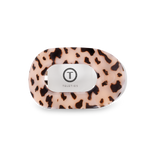 TELETIES - Round Flat Hair Clip | Med. | Blonde Tortoise