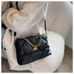 Puffer Cross-body Bag: BLACK / SMALL
