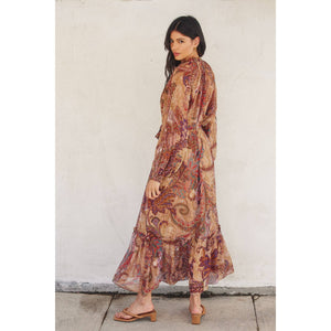 Wishing Well Button Down Maxi Dress