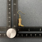Western Enamel Boots Earrings
