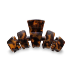 TELETIES - Classic Hair Clip | Large | Tortoise