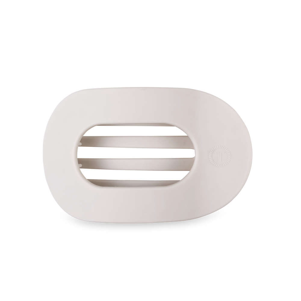 TELETIES - Round Flat Hair Clip | Med. | Toasted