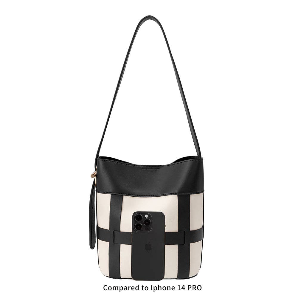 Melie Bianco - Brynn Saddle Recycled Vegan Shoulder Bag
