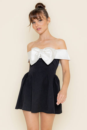 Bow Mini Dress