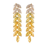 St Armands Designs of Sarasota - Canary Yellow Holiday Christmas Statement Earrings