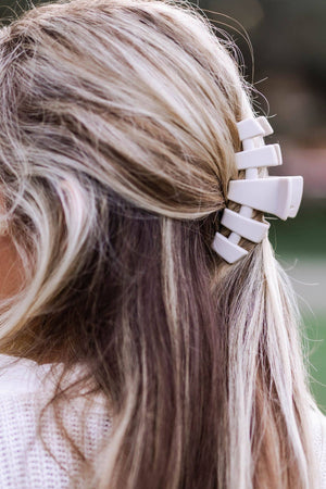 TELETIES - Classic Hair Clip | Med. | Toasted
