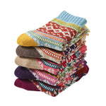 Retro Pattern Warm Socks