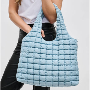 Elevate - Quilted Puffer Nylon Hobo: Navy