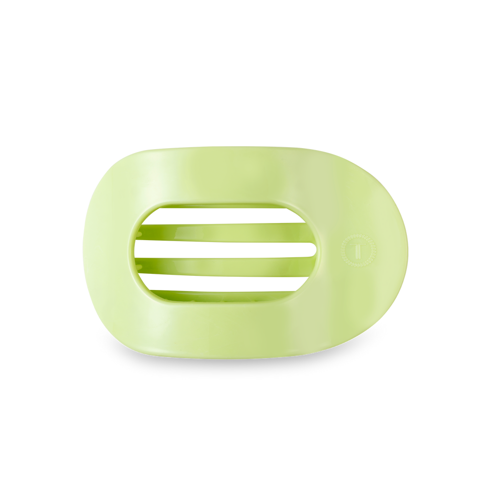 TELETIES - Round Flat Hair Clip | Med. | Aloe, There!