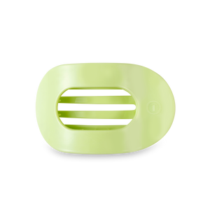 TELETIES - Round Flat Hair Clip | Med. | Aloe, There!