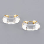 Clear Hoop Earring