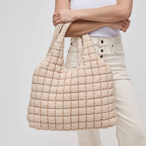 Elevate - Quilted Puffer Nylon Hobo: Navy