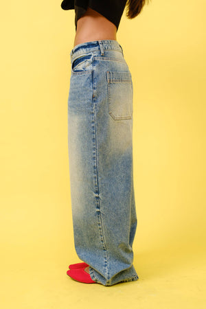 Baggy Wide Leg Jean
