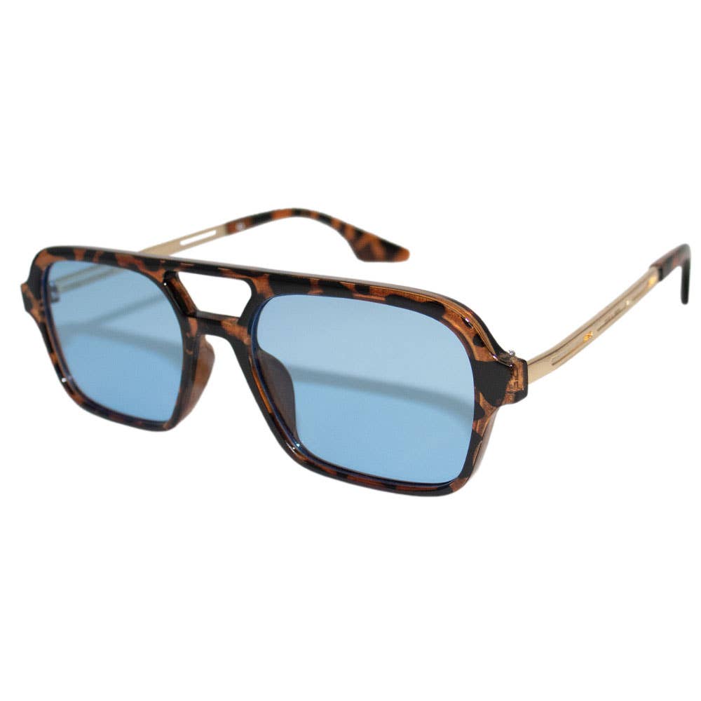 Jordan Sunglasses: Blue/Torte