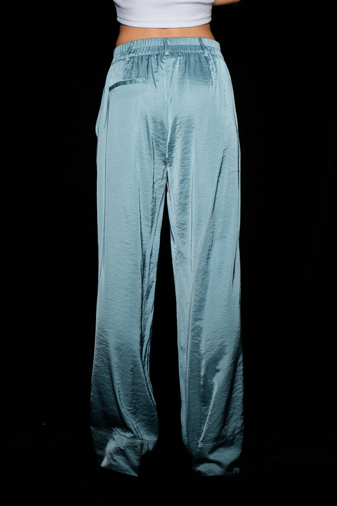 Pink Satin Trouser