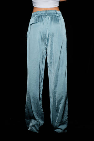 Pink Satin Trouser