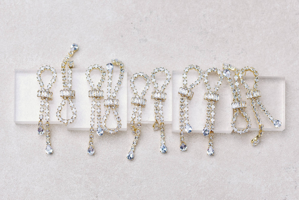St Armands Designs of Sarasota - Thoroughbred Diamond Drop Earrings