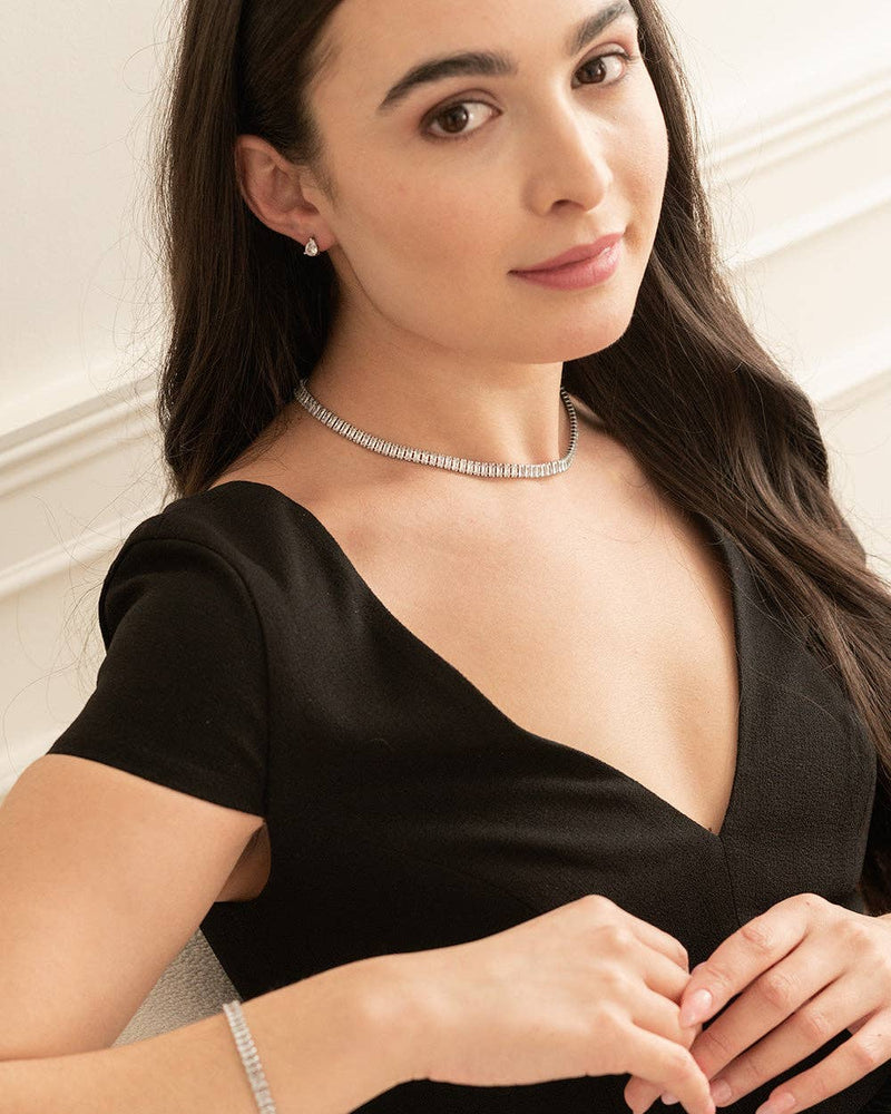 Carlina CZ Necklace: