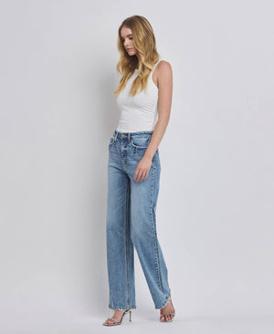 90’s Super High Rise Wide Jeans in Leaping Water