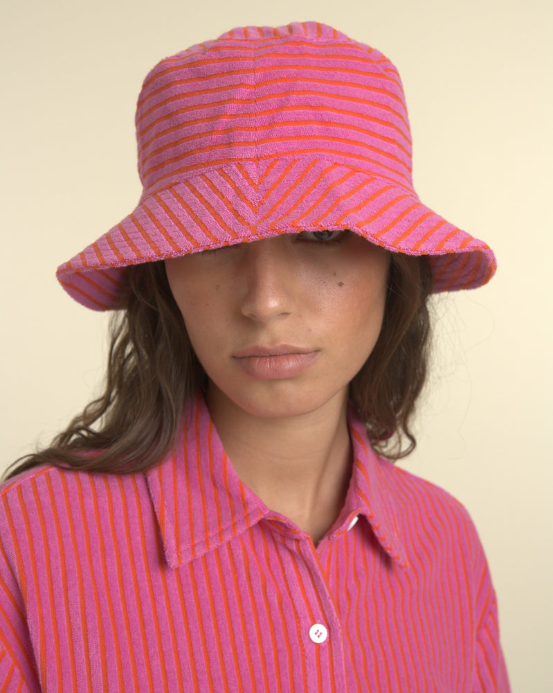 Millar Striped Terry Hat