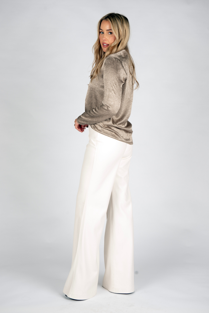 Thea Mink Satin Blouse