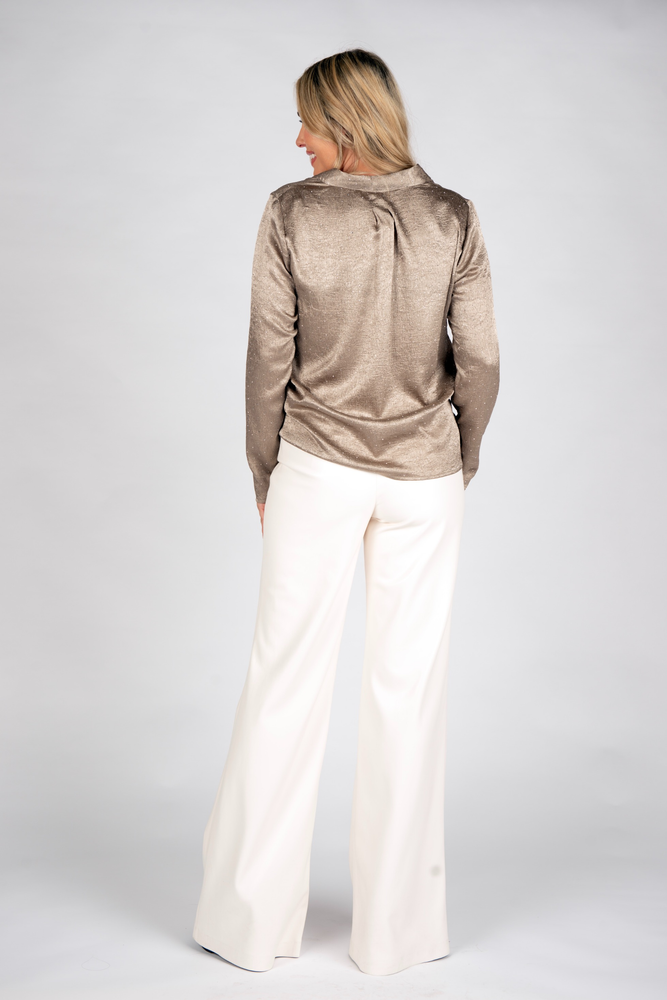 Thea Mink Satin Blouse