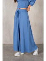 Wide Pleated Ankle Length Skirty Sweatpants