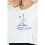 Saint Tropez Sailing Club Crop Tee