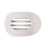 TELETIES - Round Flat Hair Clip | Large | Toasted