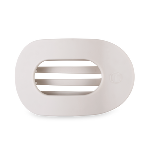 TELETIES - Round Flat Hair Clip | Large | Toasted