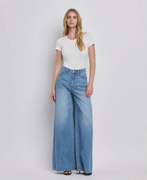 Olivia High Rise Wide Leg Jean
