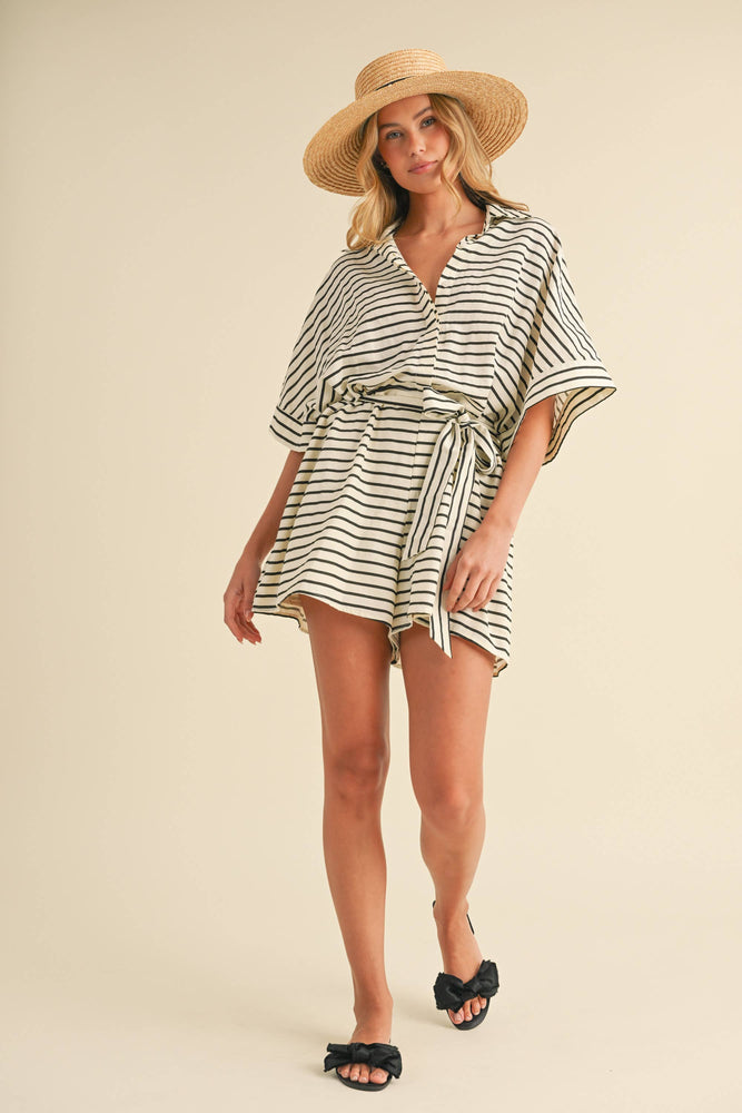 Striped Relaxed Romper