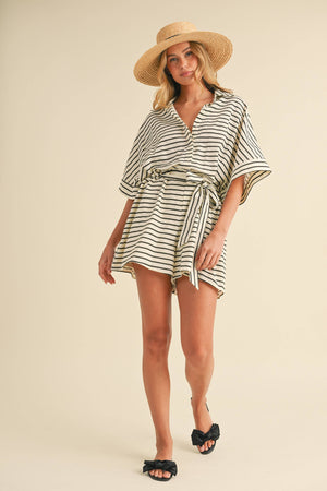 Striped Relaxed Romper