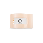 TELETIES - Flat Rectangle Hair Clip | Small | Almond Beige