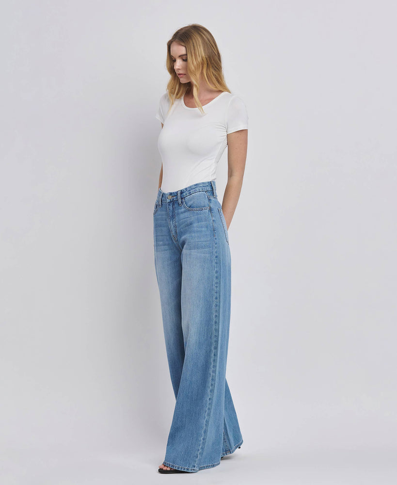 Olivia High Rise Wide Leg Jean