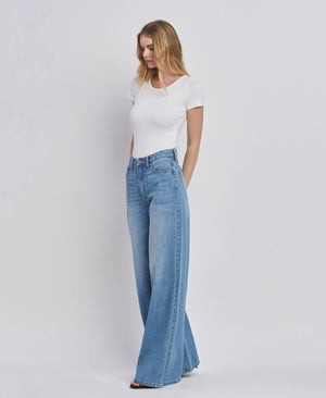 Olivia High Rise Wide Leg Jean