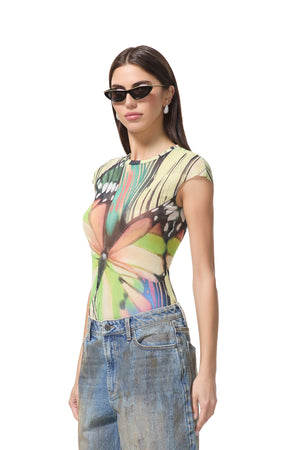 AFRM Nina Top Butterfly Tee