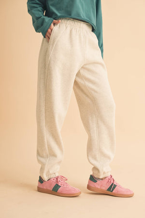 Rani Jogger: Heather Bone